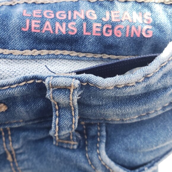 The Children’s Place Girls Legging Jeans Blue Denim Size 4T - Picture 7 of 9